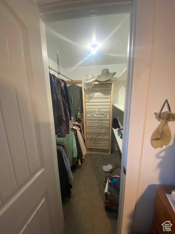 View of spacious closet