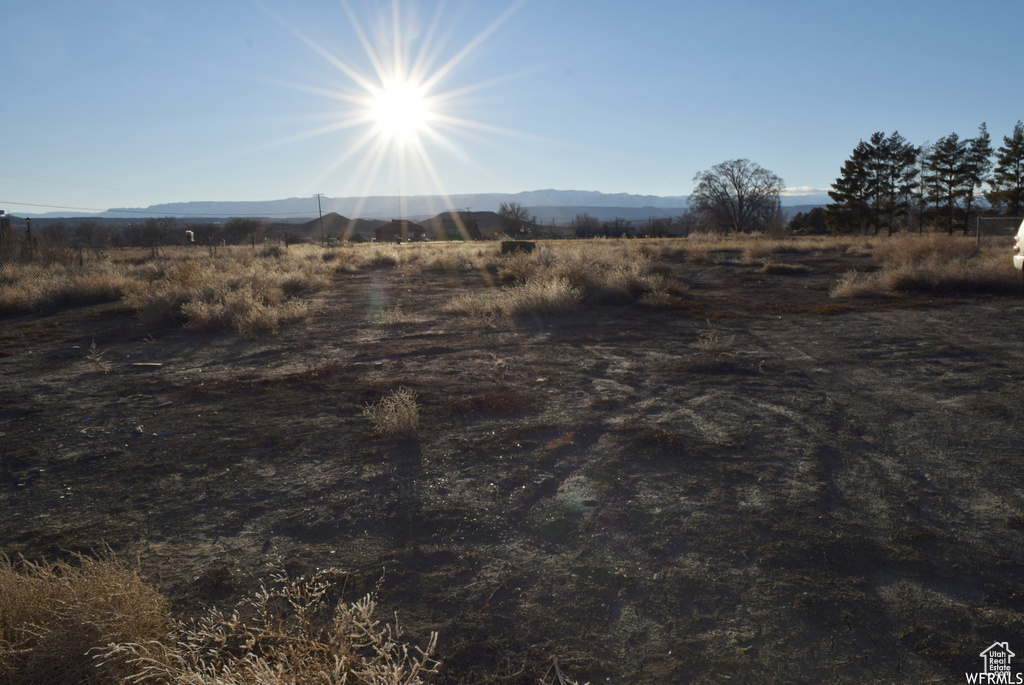 Mountain view with a rural view