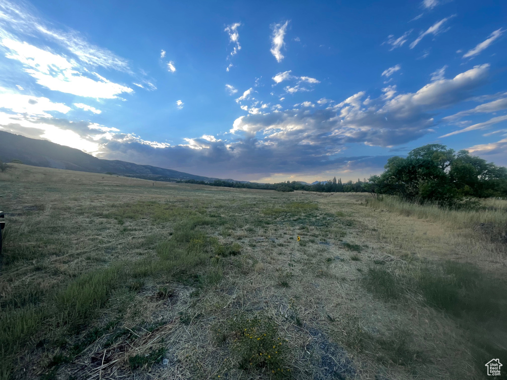 Property view of mountains featuring a rural view