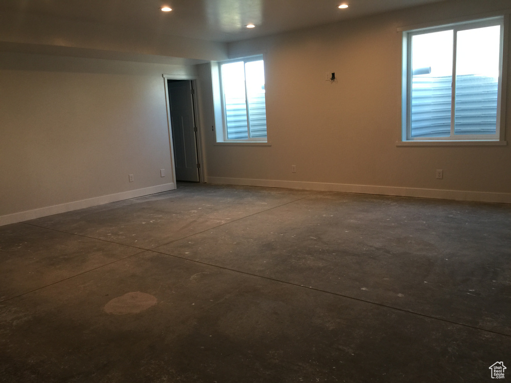 Empty room featuring a healthy amount of sunlight
