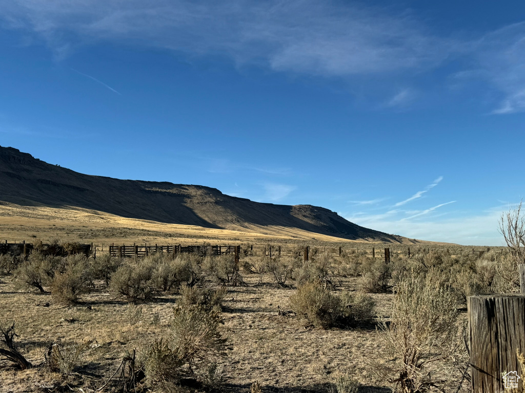Mountain view with a rural view