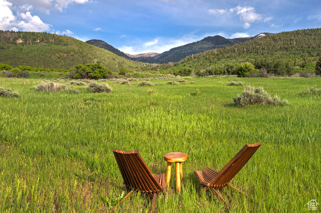 View of mountain backdrop