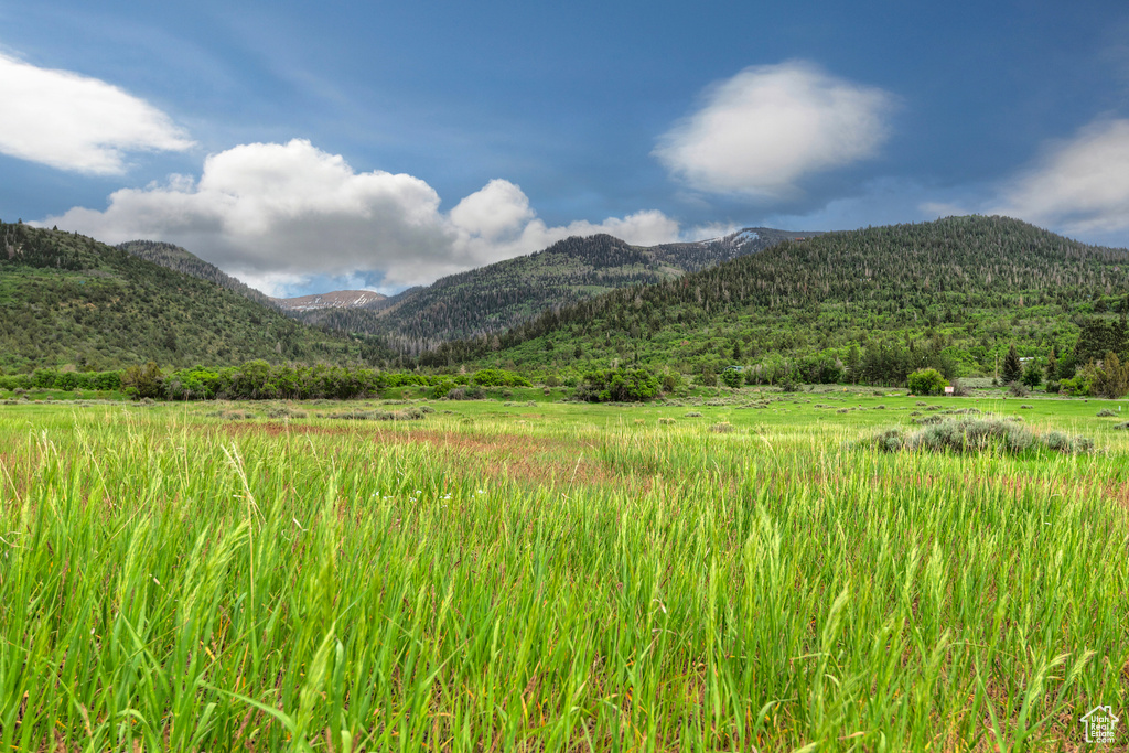 View of mountain backdrop