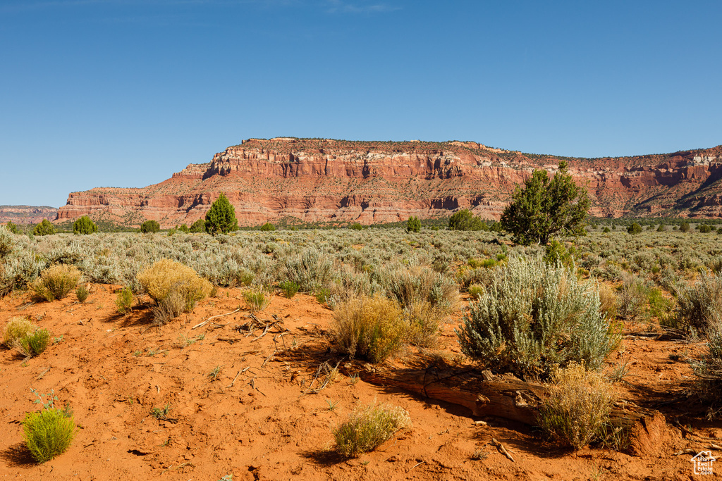 View of mountain background