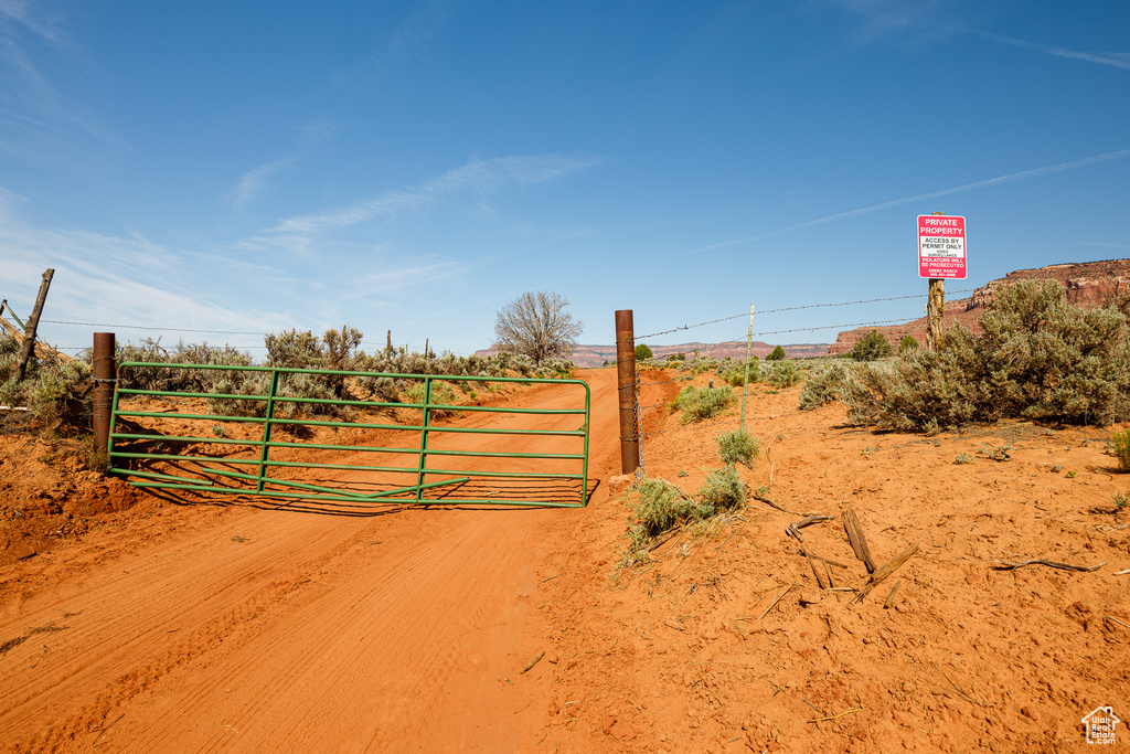 View of gate