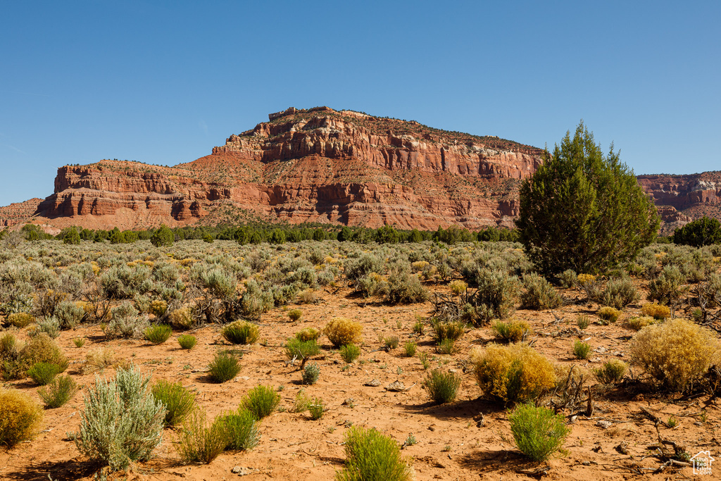View of mountain background