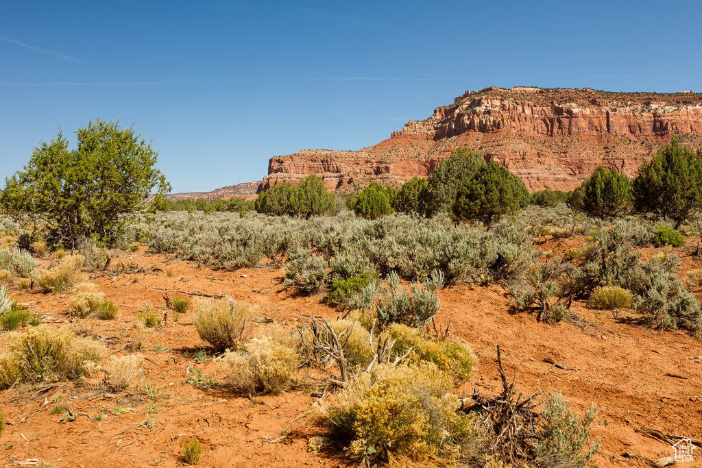 View of mountain background