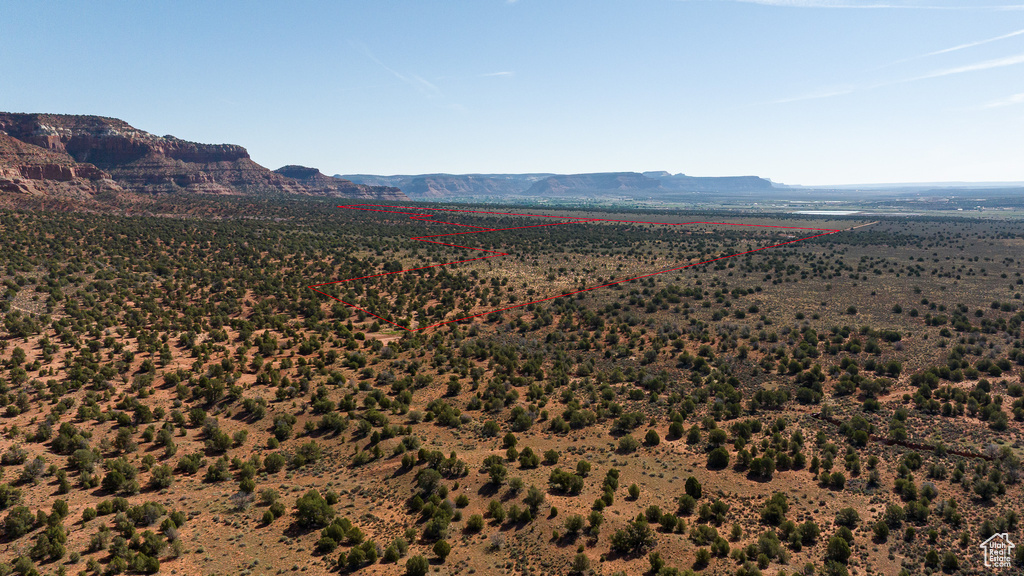 View of mountain background