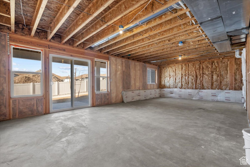 View of basement