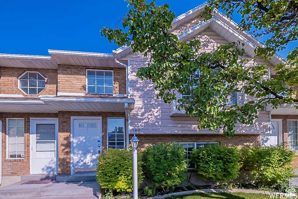 Multi unit property featuring brick siding