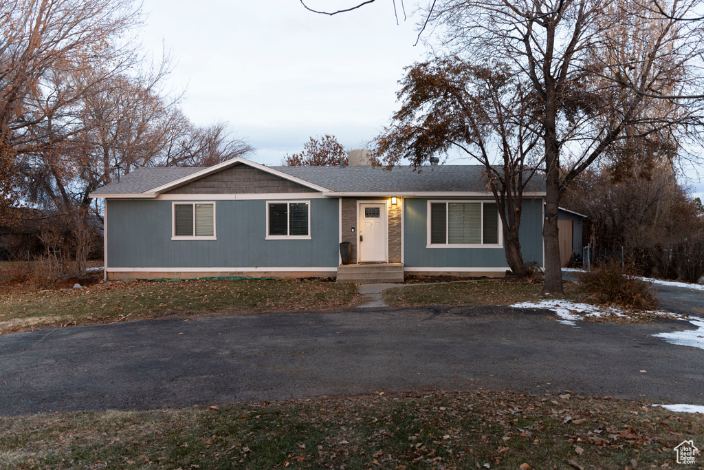 View of ranch-style home