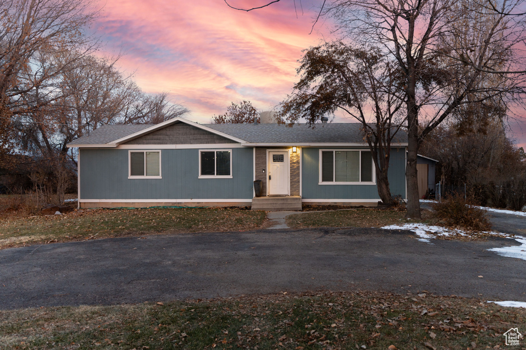 View of ranch-style home