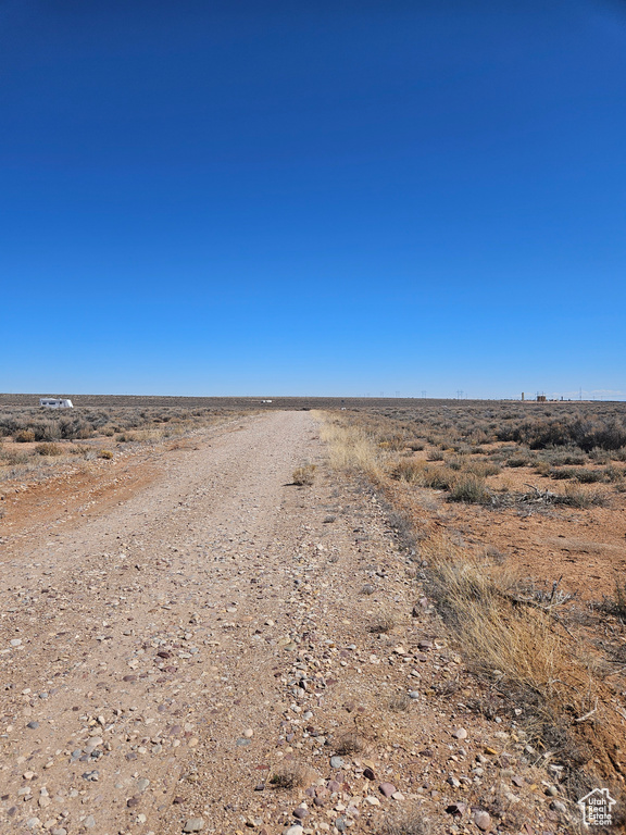 View of road with a rural view