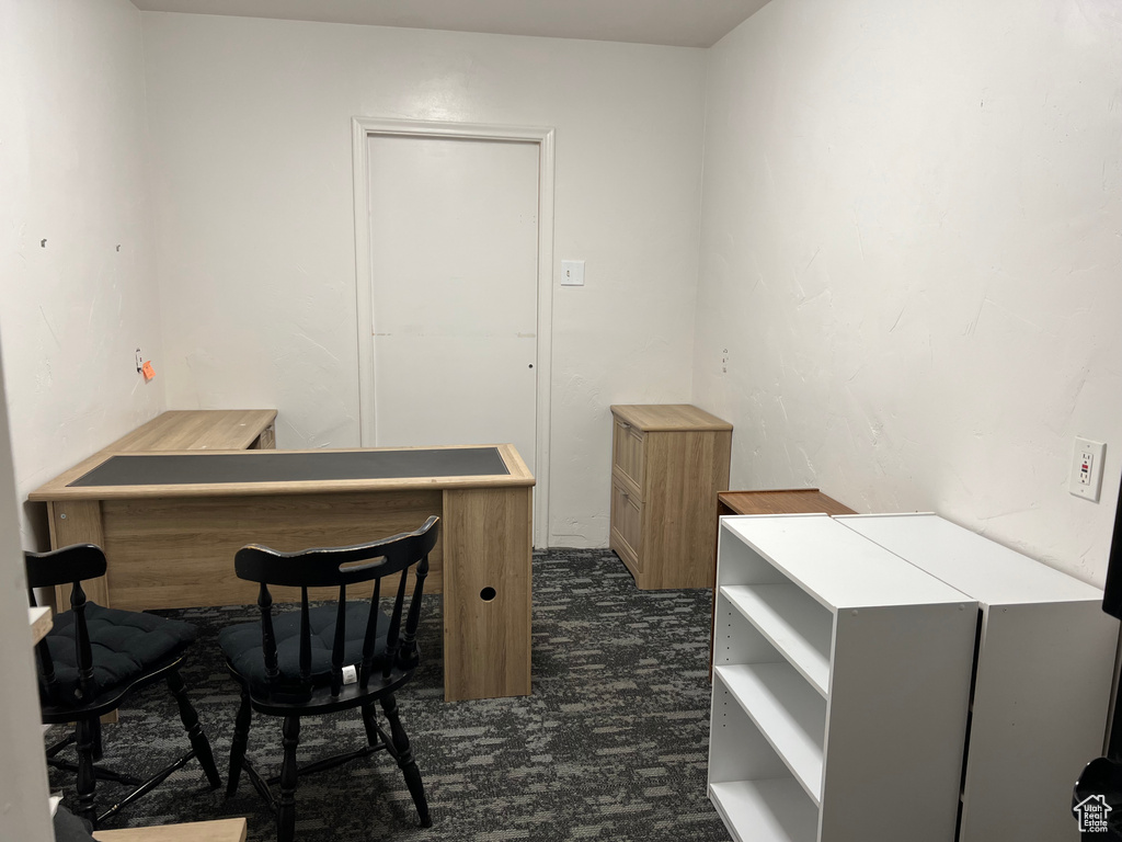 View of carpeted office space