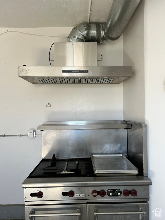 Kitchen featuring extractor fan