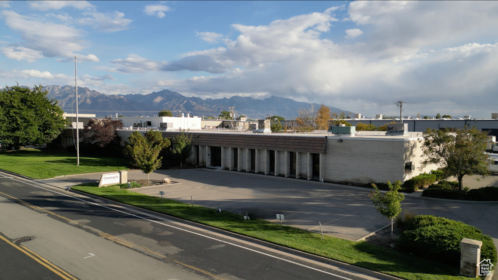 View of street featuring a mountain view