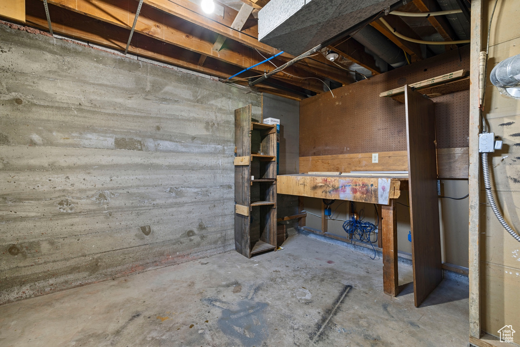 View of basement