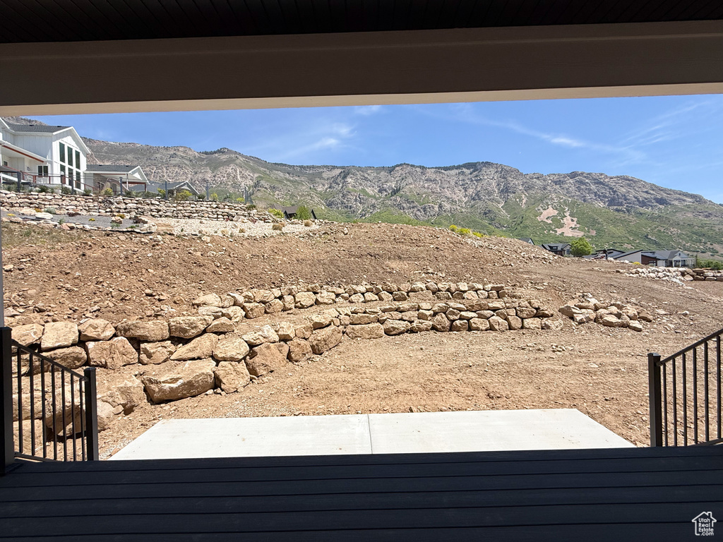 View of mountain backdrop