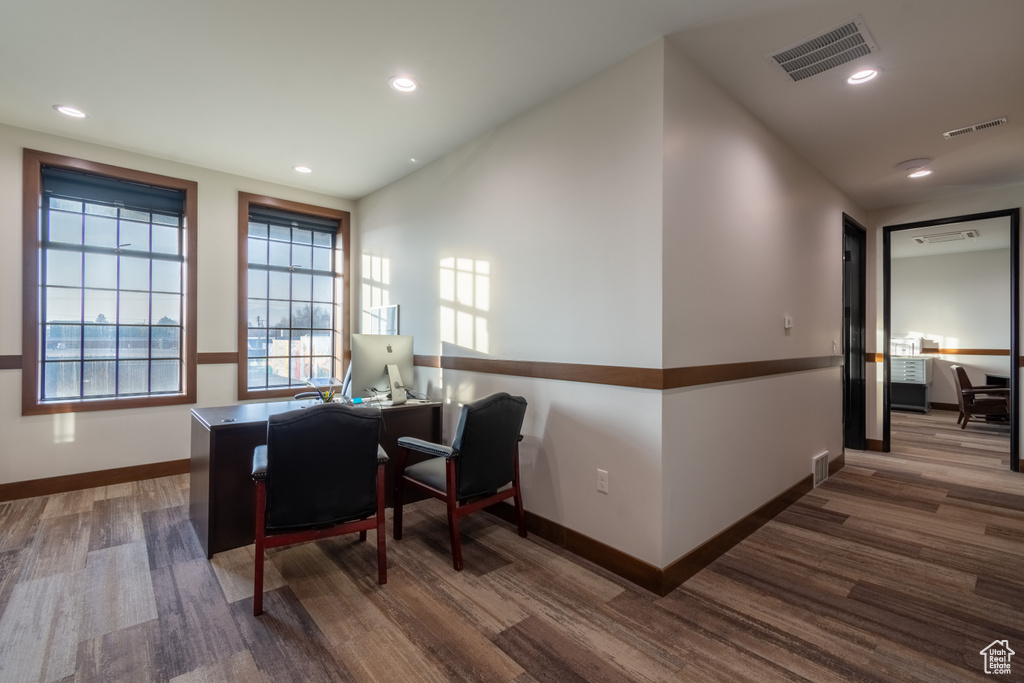 Dining room featuring hardwood / wood-style floors