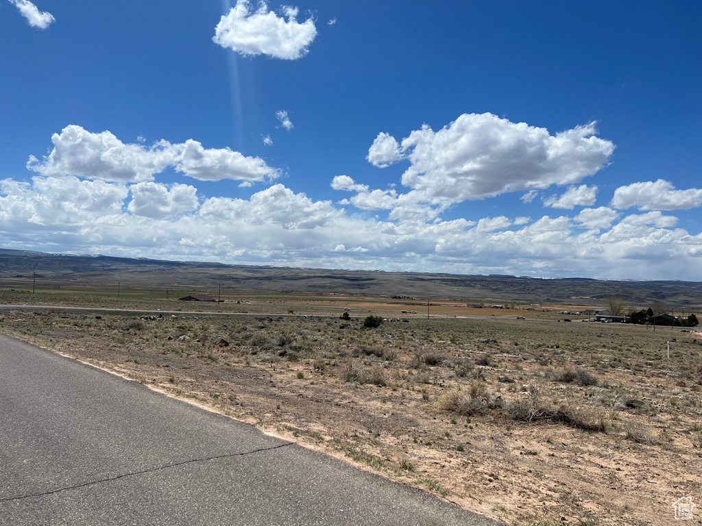 Mountain view with a rural view
