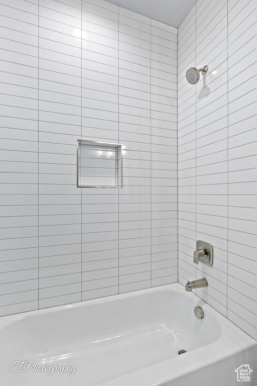 Bathroom featuring  shower combination