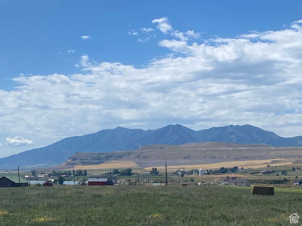 Property view of mountains featuring a rural view