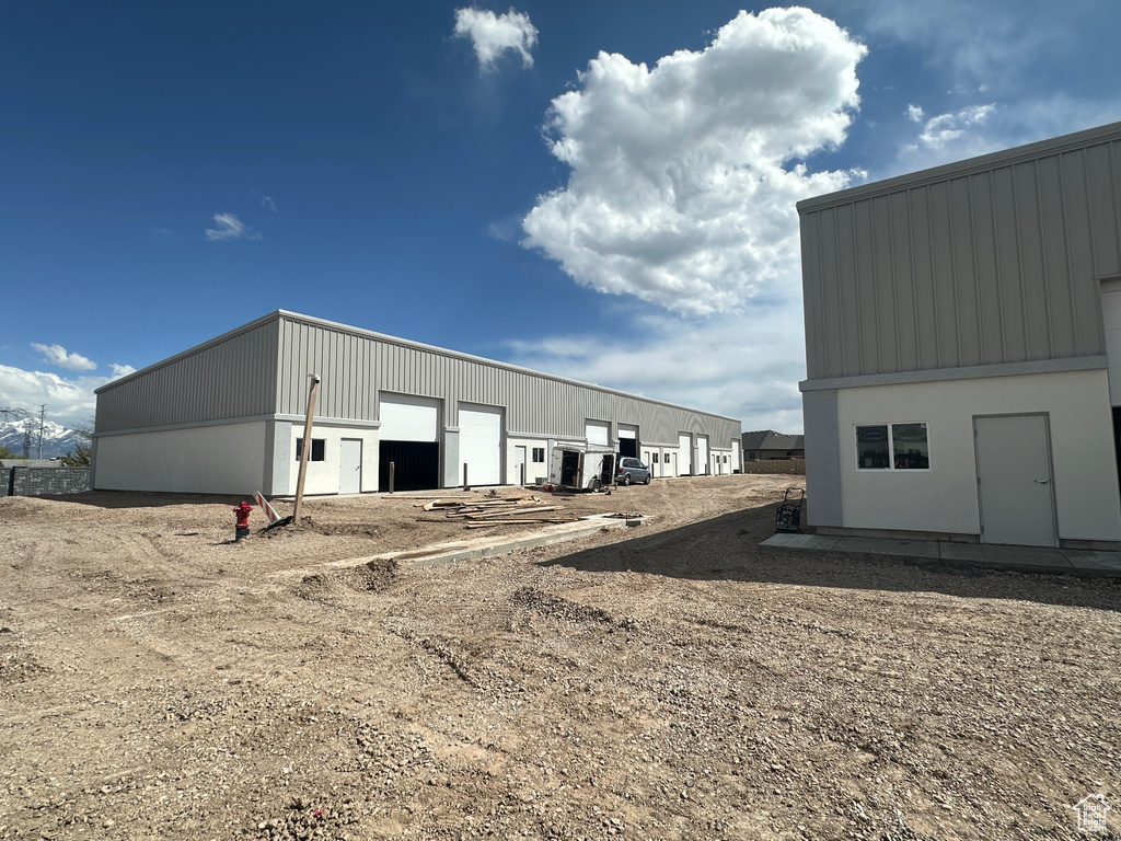 View of outdoor structure with central AC