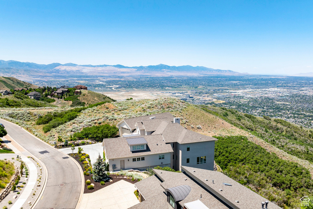 Aerial view of mountains