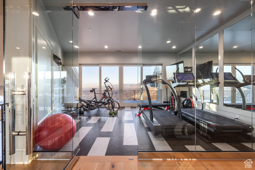 View of gym