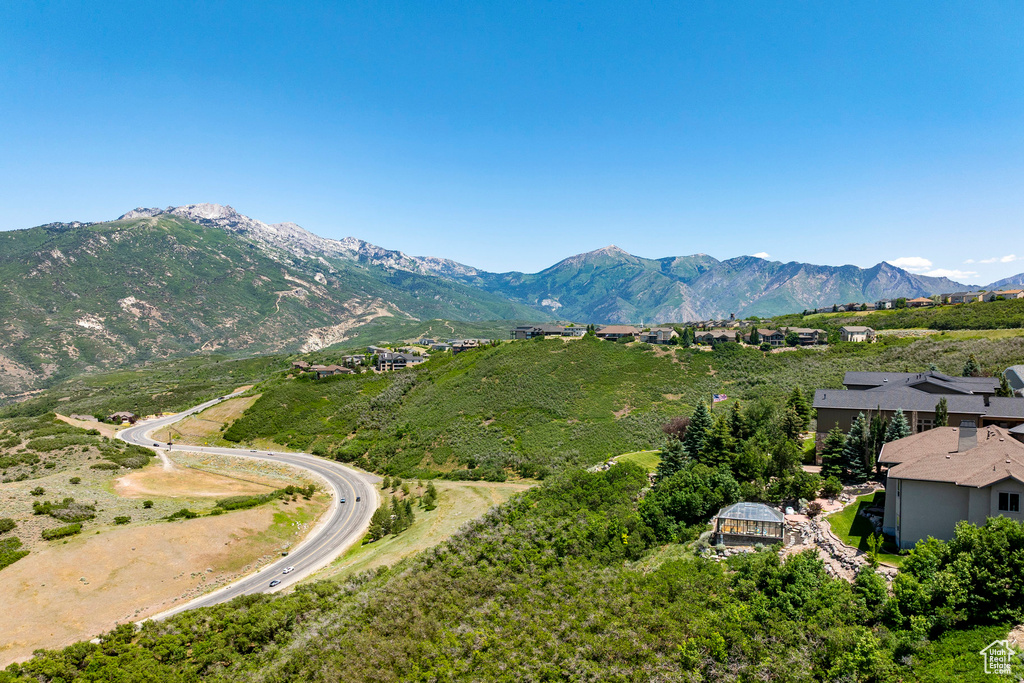 View of mountain background