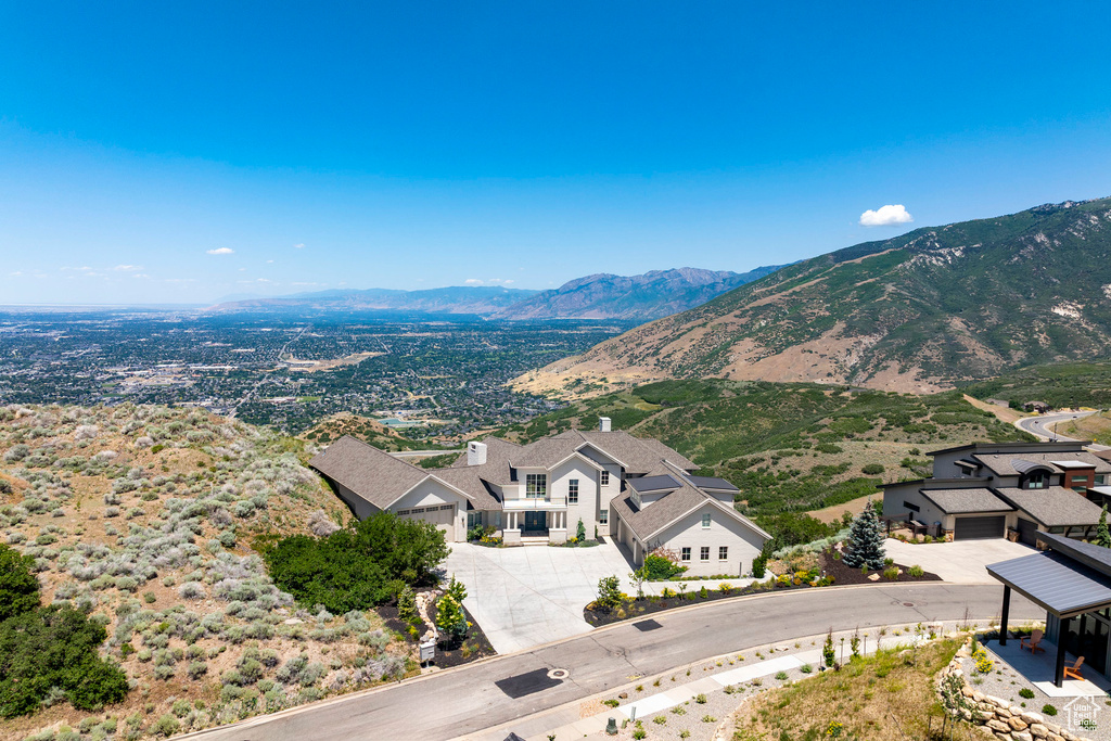 View of mountain background