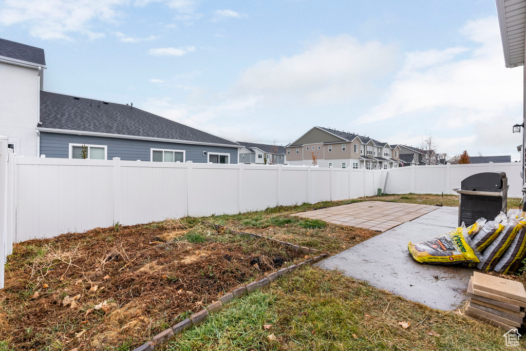 View of yard featuring a patio area