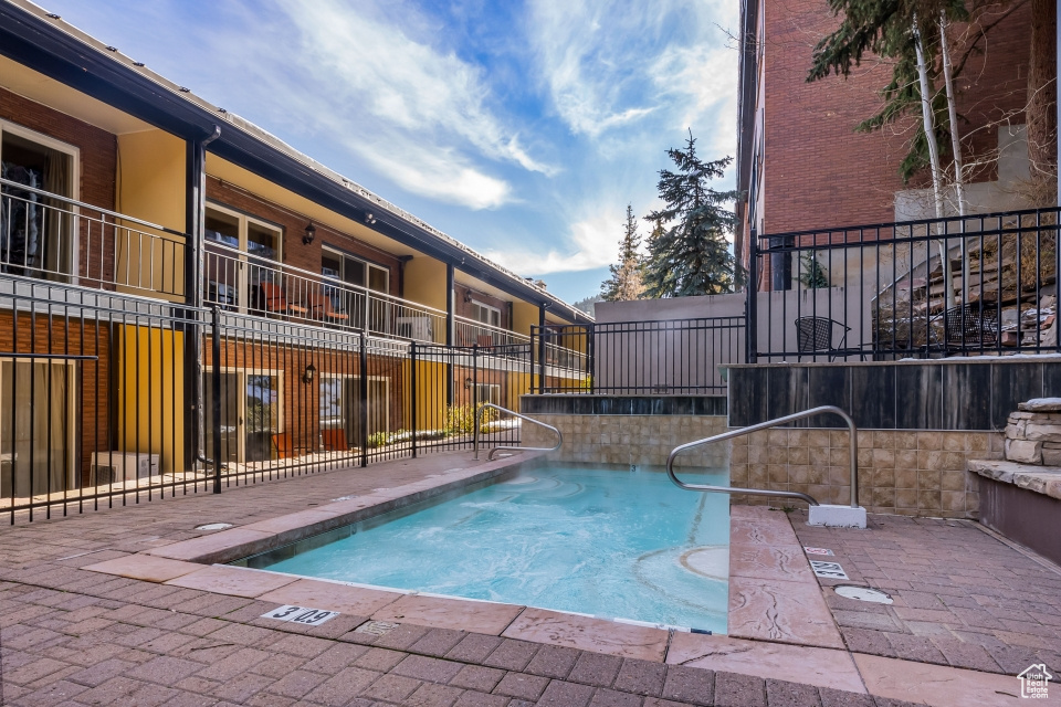 View of pool