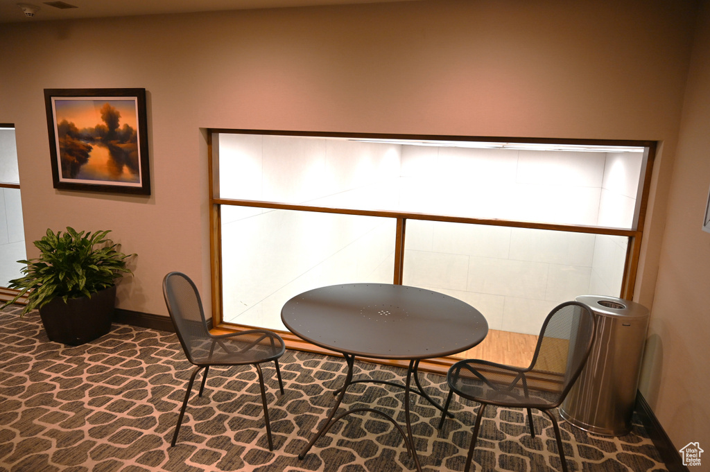 View of living area