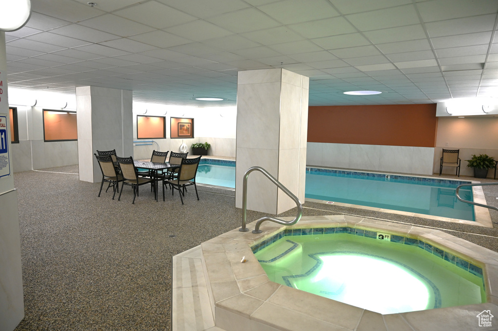 View of pool