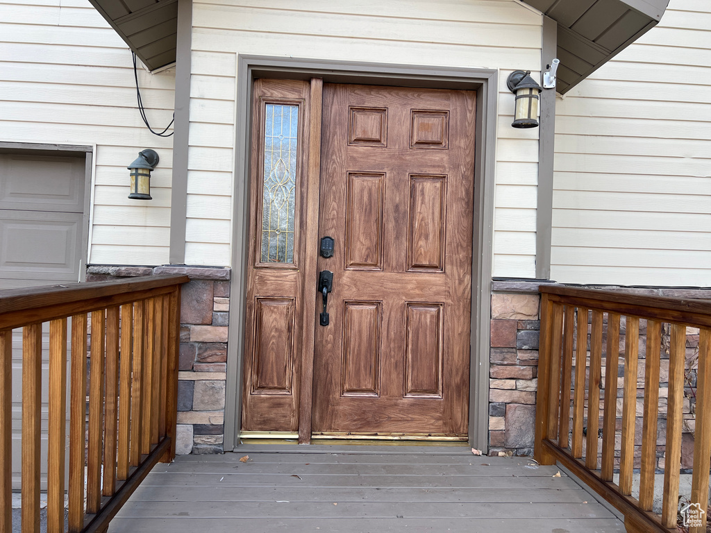 View of entrance to property