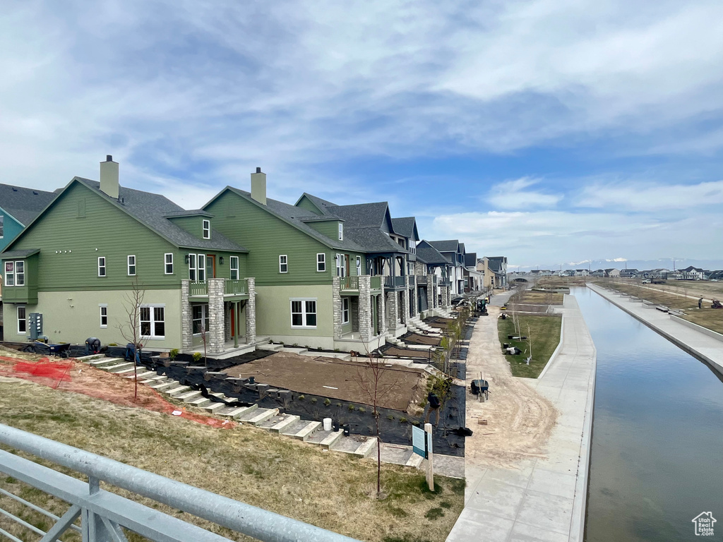 Exterior space with a residential view