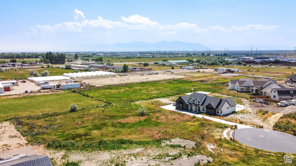 Bird's eye view featuring a mountain view