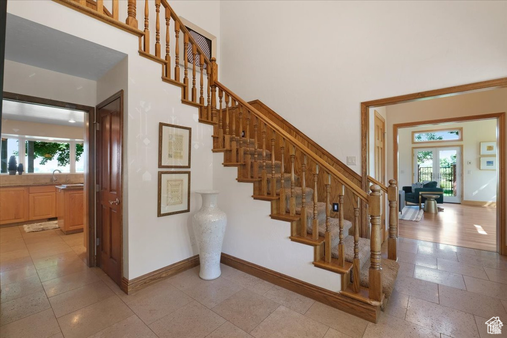 View of staircase