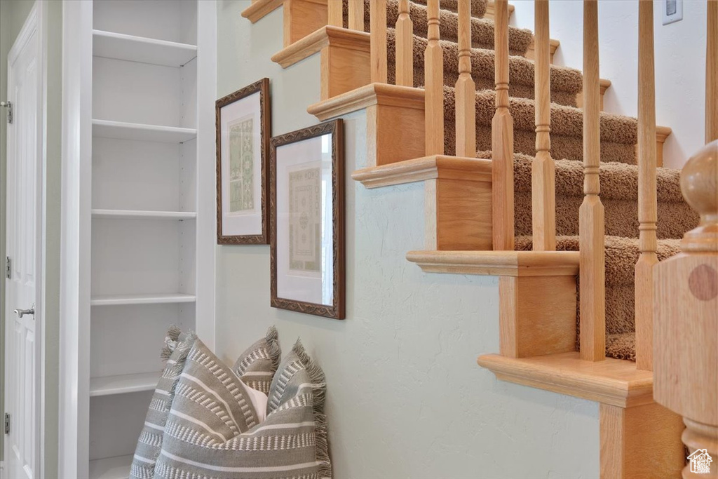 View of spacious closet