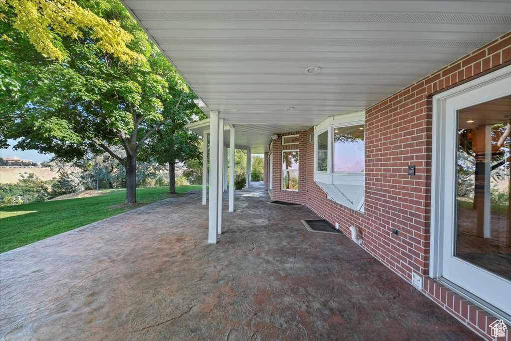 View of patio