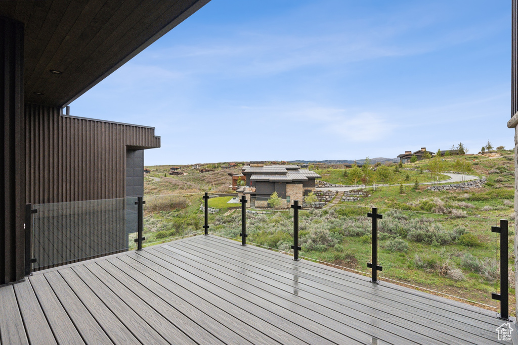 View of deck