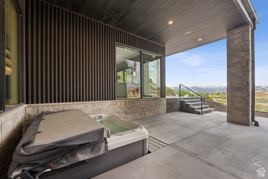 View of patio