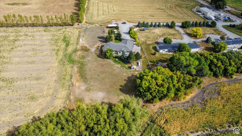 Bird's eye view with a rural view