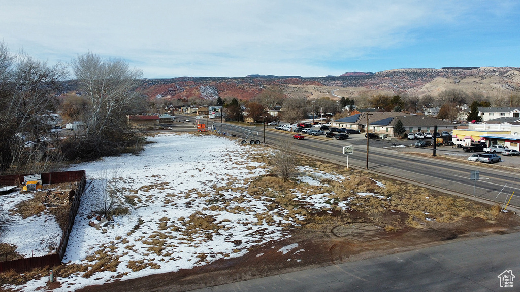 View of road featuring a mountain view