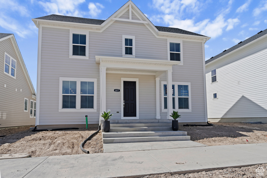 View of traditional-style home