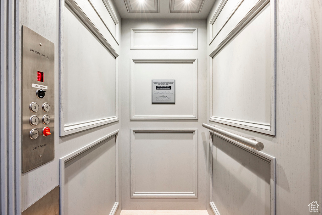 View of elevator