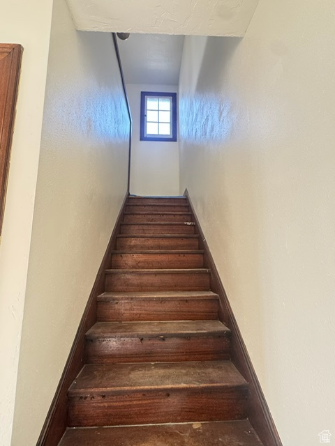 View of stairway