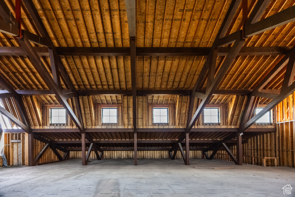 View of attic