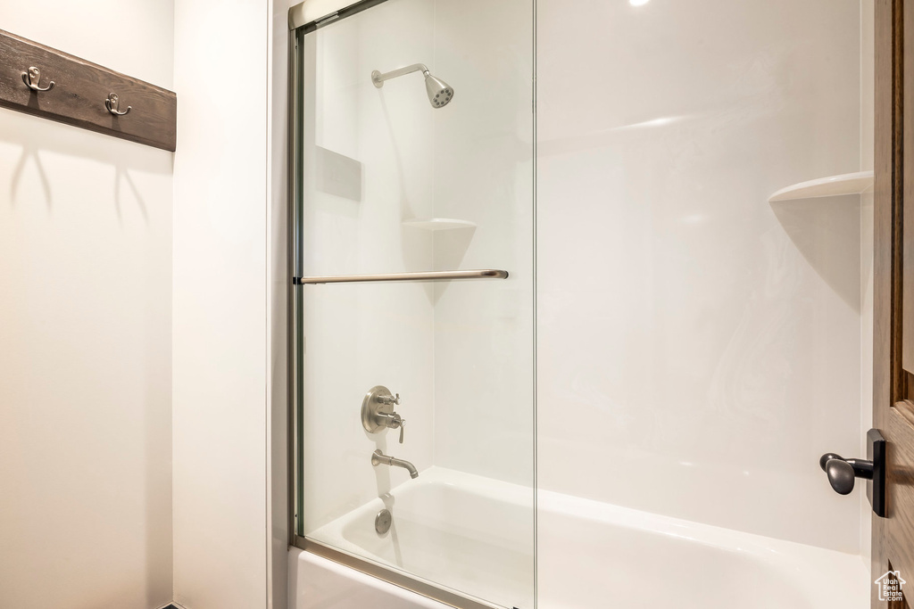 Bathroom featuring shower / tub combination